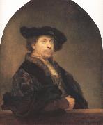 REMBRANDT Harmenszoon van Rijn Self-Portrait at the age of 34 (mk33) oil painting artist